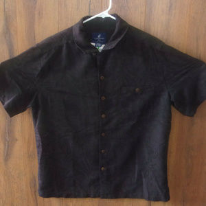 Caribbean Joe Mens Short Sleeve Shirt